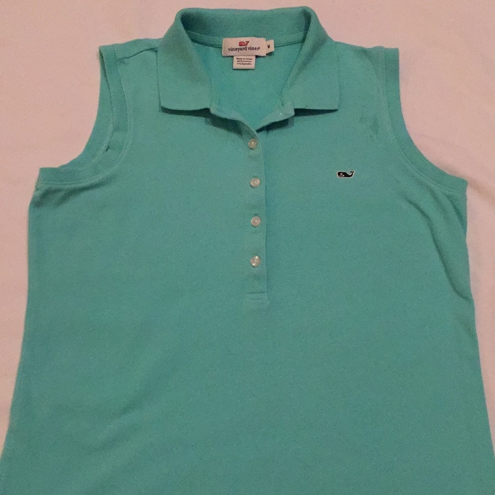 Vinyard Vines sleeveless shirt.
